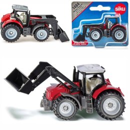 Siku Traktor Massey Ferguson z przednią ładowarką metal model S1484 TREFL