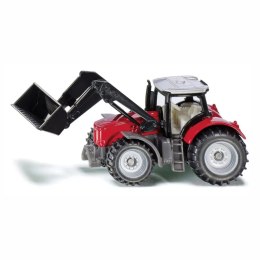 Siku Traktor Massey Ferguson z przednią ładowarką metal model S1484 TREFL