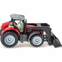 Siku Traktor Massey Ferguson z przednią ładowarką metal model S1484 TREFL