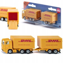 Siku ciężarówka przyczepą DHL kurier model metal skala S1694 TREFL