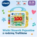 Wielki słownik pojazdów z rodziną Treflików polsko - angielski 61799 Vrtech TREFL