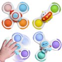 WOOPIE BABY Spinner Zabawka Sensoryczna Rakieta Kosmita Ufo 3 szt. Woopie