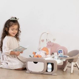 SMOBY Baby Nurse Elektroniczny Duży Kącik Opiekunki dla Lalki 19 akcesoriów Smoby