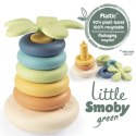 SMOBY Little Green Duża Piramidka z Krążków Bioplastik Palma 6el. Smoby