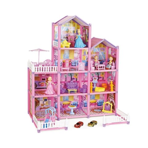 WOOPIE Mega Willa Domek dla Lalek LOVELY HOUSE 194 el. Woopie