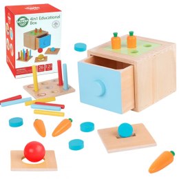 WOOPIE GREEN Drewniana Szuflada Edukacyjna Sorter Montessori Woopie