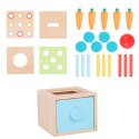 WOOPIE GREEN Drewniana Szuflada Edukacyjna Sorter Montessori Woopie