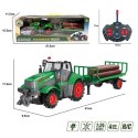 WOOPIE Traktor z Przyczepą na Pilota Sterowany RC - Skala 1:24 Woopie