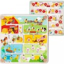 TOOKY TOY Interaktywna Tablica Edukacyjna Sorter Montessori Zwierzątka i Alfabet Tooky Toy