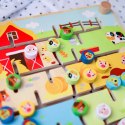 TOOKY TOY Interaktywna Tablica Edukacyjna Sorter Montessori Zwierzątka i Alfabet Tooky Toy