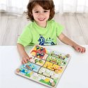 TOOKY TOY Interaktywna Tablica Edukacyjna Sorter Montessori Zwierzątka i Alfabet Tooky Toy