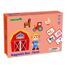 TOOKY TOY Układanka Magnetyczna Farma Puzzle Tooky Toy