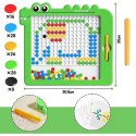 WOOPIE Tablica Magnetyczna dla Dzieci Montessori MagPad Dinozaur Woopie