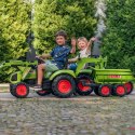 FALK Traktor CLAAS AVEC Zielony na Pedały z Przyczepką od 3 Lat FALK