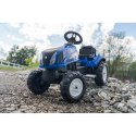 FALK Traktor na Pedały New Holland Duży z Przyczepką + Otwierana Maska od 2 lat FALK