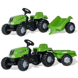 ROLLY TOYS rollyKid NH T 7040 Traktor na Pedały z przyczepką Jasno-zielony Rolly Toys