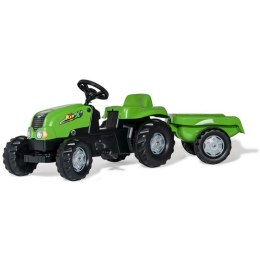 ROLLY TOYS rollyKid NH T 7040 Traktor na Pedały z przyczepką Jasno-zielony Rolly Toys