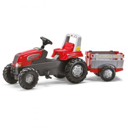 Rolly Toys RollyJunior RT - Traktor na pedały z przyczepą Junior 3-8 lat do 50kg Rolly Toys