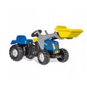 Rolly Toys rollyKid-X New Holland rollyKid Traktor z łyżką i przyczepką Niebieski Rolly Toys