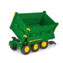 Rolly Toys rollyMulti Trailer - Przyczepa Wywrotka Rolly Multi John Deere 3 osiowa Rolly Toys