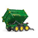 Rolly Toys rollyMulti Trailer - Przyczepa Wywrotka Rolly Multi John Deere 3 osiowa Rolly Toys