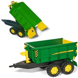 Rolly Toys duża Dwuosiowa Przyczepa John Deere Wywrotka Rolly Toys