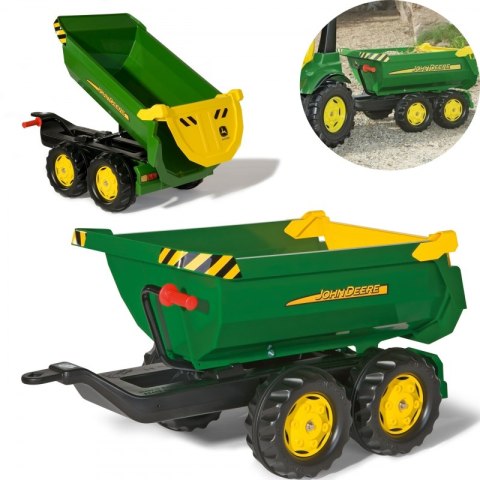 Rolly Toys rollyHalfpipe John Deere Przyczepa wywrotka Rolly Toys