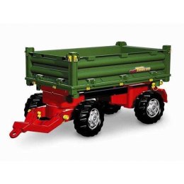 Rolly Toys rollyTrailer Przyczepa Rolly Multi dwuosiowa zielona Rolly Toys