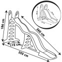 SMOBY Zjeżdżalnia Megagliss Duża 2w1 Ślizg 360 cm Smoby