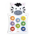 VIGA Drewniana Tablica Manipulacyjna Zebra Certyfikat FSC Montessori Viga Toys