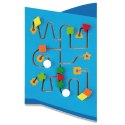 VIGA Drewniana Tablica Sensoryczna Manipulacyjna Samolot Certyfikat FSC Montessori Viga Toys