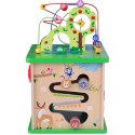 TOOKY TOY Kostka Edukacyjna Sorter Labirynt Przeplatanka Zwierzątka Tooky Toy