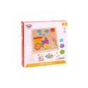 TOOKY TOY Mozaika Montessori Układanka z Pinezkami Wpinaczka 88 el. Tooky Toy