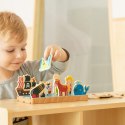 VIGA Drewniana Układanka Edukacyjna Nauka Odległosci 2w1 Viga Toys