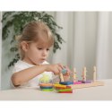 VIGA Drewniane klocki z sorterem kształtów Montessori Viga Toys