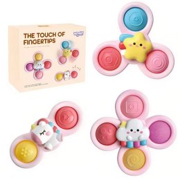 WOOPIE BABY Kosmiczny Spinner Pop-it Zabawka Sensoryczna Wymienne 3 szt Różowy. Woopie