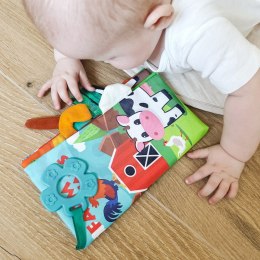 WOOPIE BABY Książeczka z Ogonkami Zwierząt Materiałowa Woopie