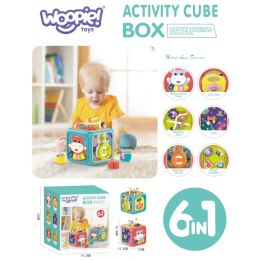 WOOPIE Interaktywna Kostka Sensoryczna Edukacyjna Montessori Sorter 6w1 Woopie