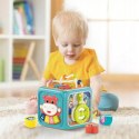 WOOPIE Interaktywna Kostka Sensoryczna Edukacyjna Montessori Sorter 6w1 Woopie