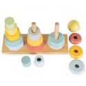 TOOKY TOY Trzy Wieże Układanka w Stosy Sorter Montessori Tooky Toy