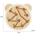 VIGA Drewniana Tablica Labirynt Certyfikat FSC Montessori Viga Toys