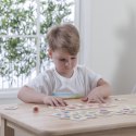 VIGA Gra Edukacyjna Drewniana Układanka Sortuj Dopasuj Kolory i Kształty 38 el. Montessori Viga Toys