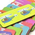 WOOPIE Gra Edukacyjna Transport Zwierzęta Puzzle Domino Montessori Woopie