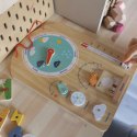 Tooky Toy Edukacyjne Pudełko Montessori Układanka Liczydło Tablica Pogody 6w1 od 3 Lat Tooky Toy