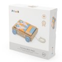 VIGA PolarB Drewniany Wózek do Ciągnięcia + Klocki 21 el. Viga Toys