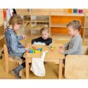 MASTERKIDZ Duża Drewniana Nawlekanka Sznurowanka Karty w pudełku Montessori Masterkidz