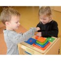 MASTERKIDZ Piramidka Drewniana Edukacyjna Liczenie Kolory Montessori Masterkidz