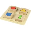 MASTERKIDZ Sensoryczny Sorter Drewniany Kształty i Kolory Montessori Masterkidz