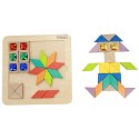 MASTERKIDZ Układanka Mozaika Nauka Kolorów i Kształtów Tangram Montessori Masterkidz