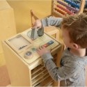 MASTERKIDZ Zabawa Magnetyczna Tablica Edukacyjna Kompas Montessori Masterkidz